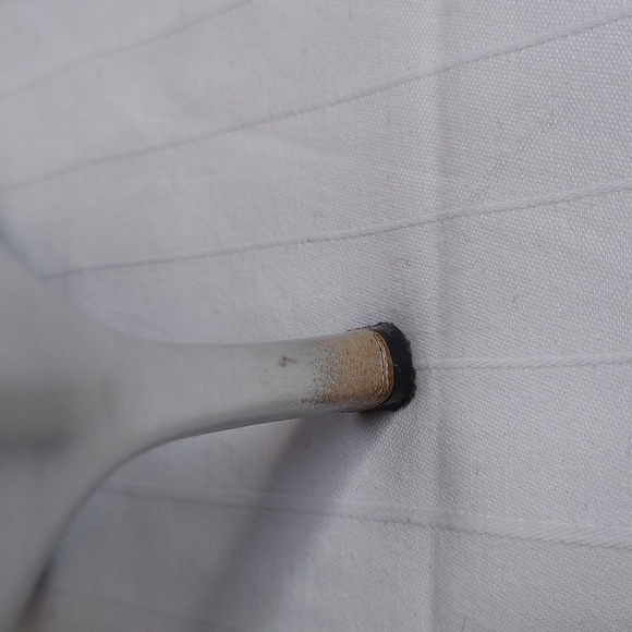 Vianni Collection Silver Leather Strappy Heels- Sz. 7 - Picture 11 of 14